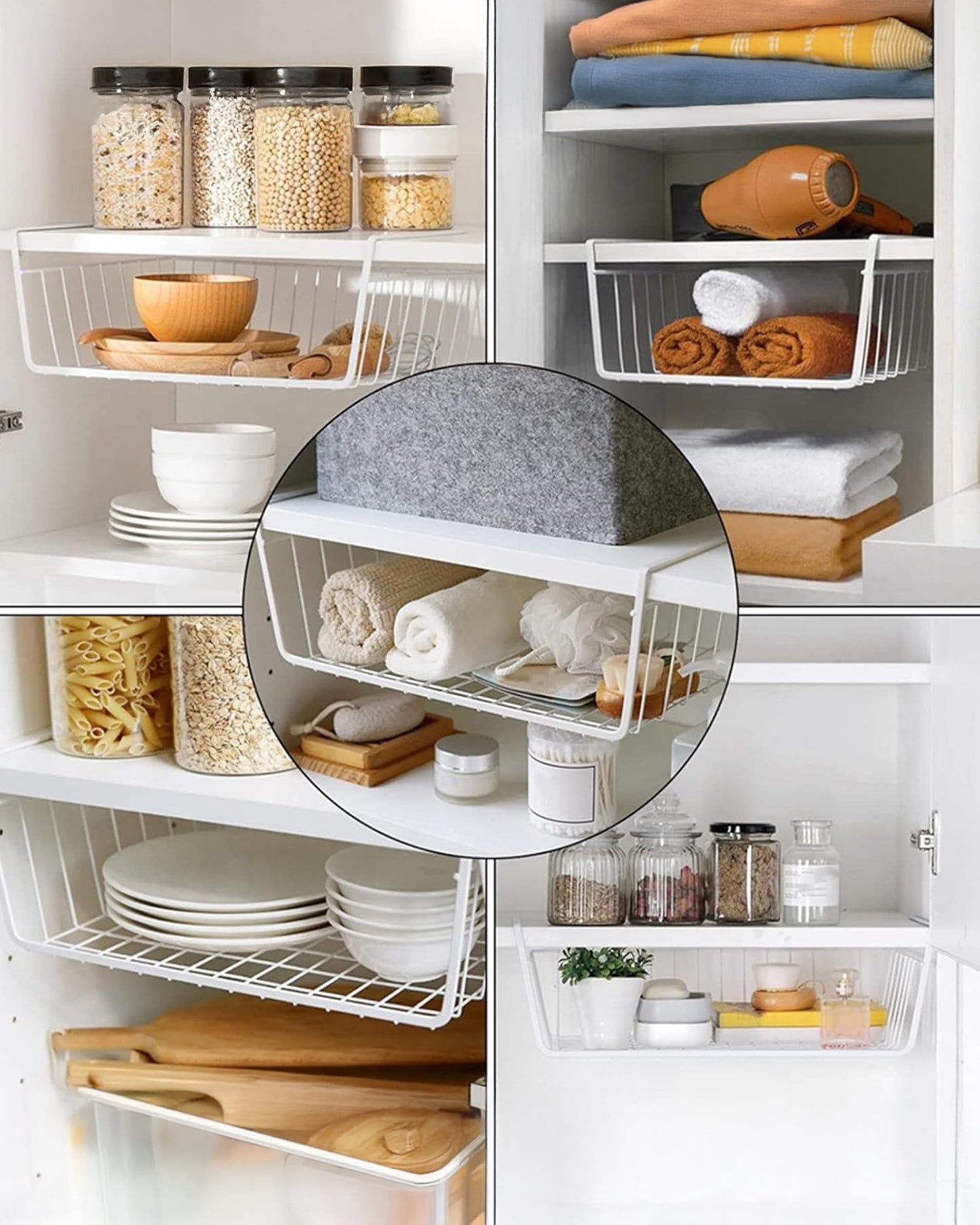 Multifunctional Under Cabinet Rack