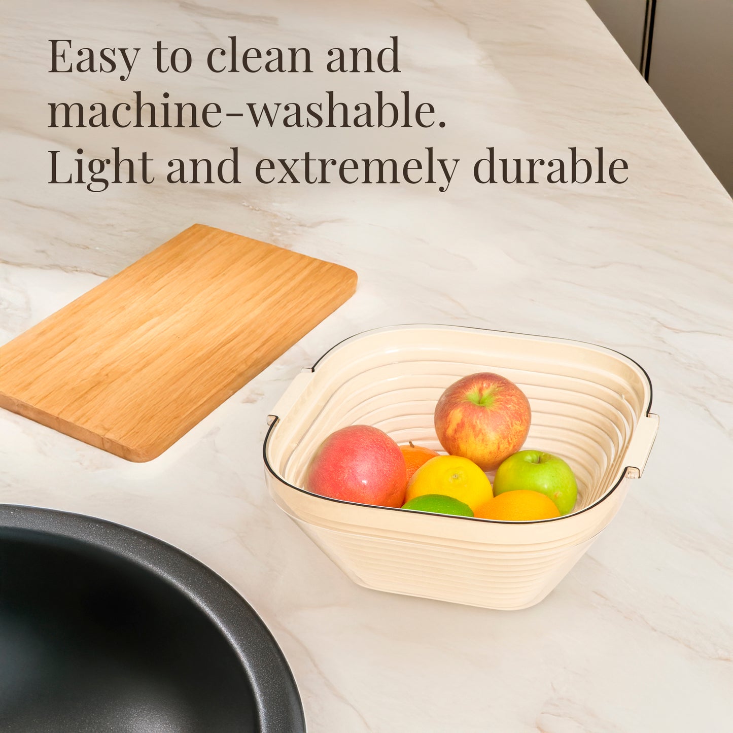 Plastic Kitchen Vegetable Drain Basket, Fruit and Vegetable Multifunctional Strainer