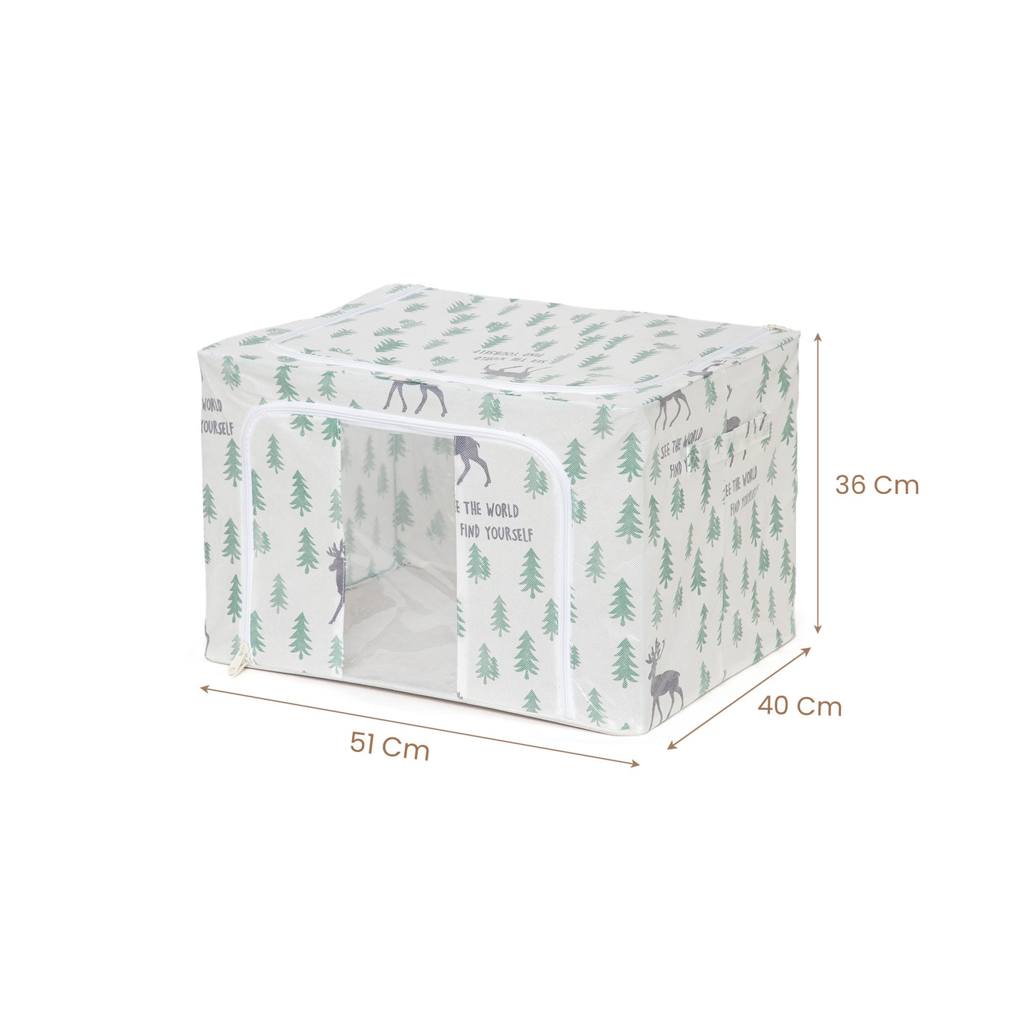 Stackable Forest-Themed Cloth Storage Box