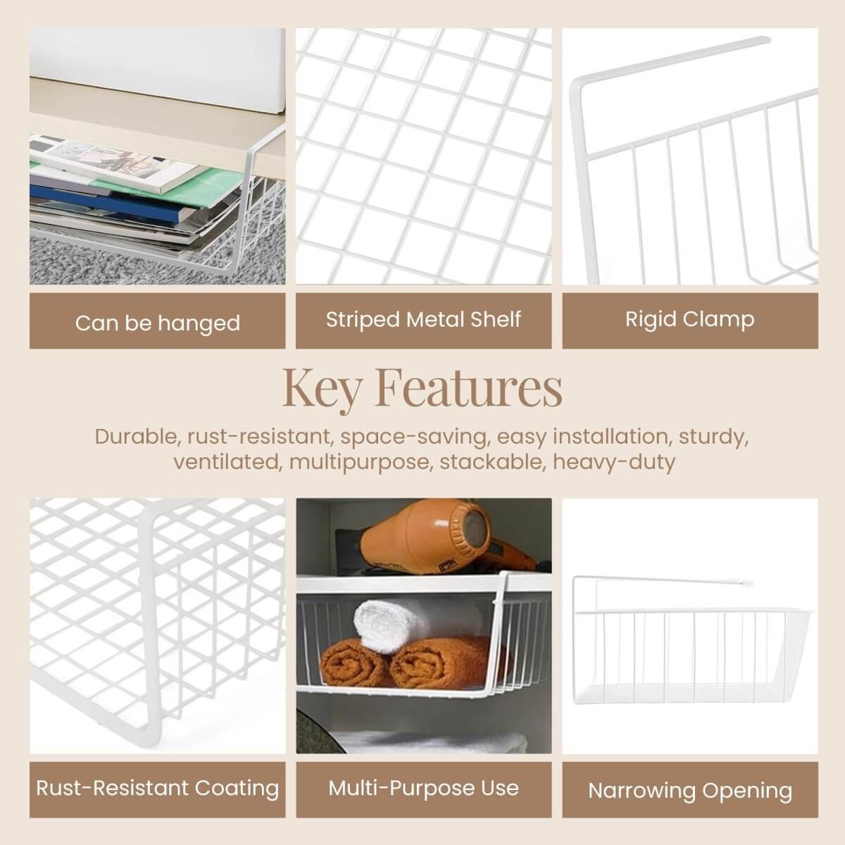 Multifunctional Under Cabinet Rack - RUBHUB