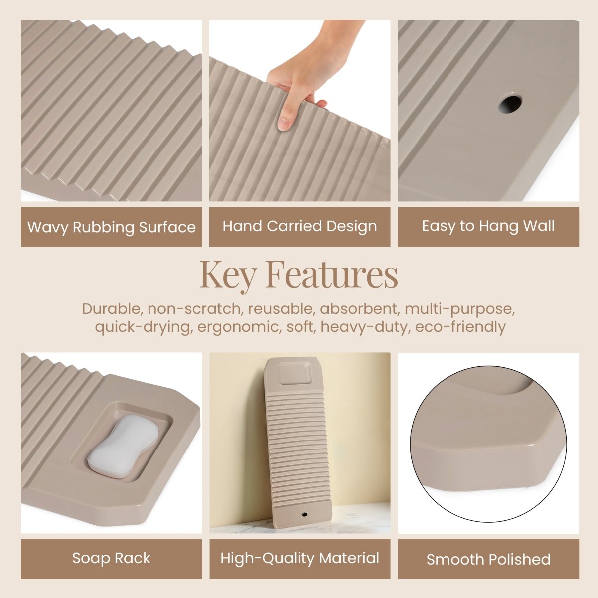 Washing board for baby or small clothes - RUBHUB