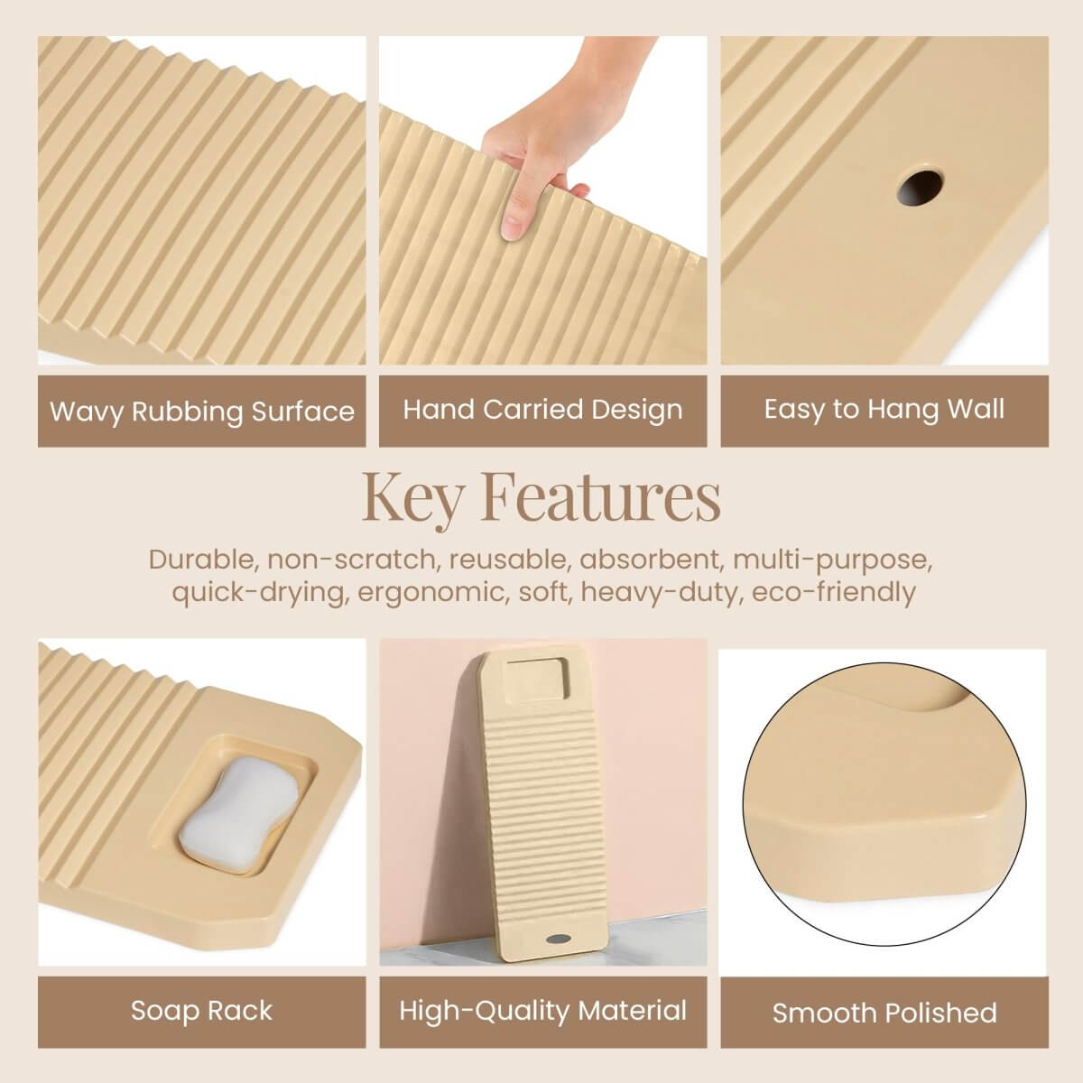 Washing board for baby or small clothes - RUBHUB