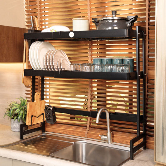 Over Sink Dish Drying Rack, 2-Tier