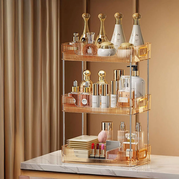 Golden 3-Layer Counter Top Organizer