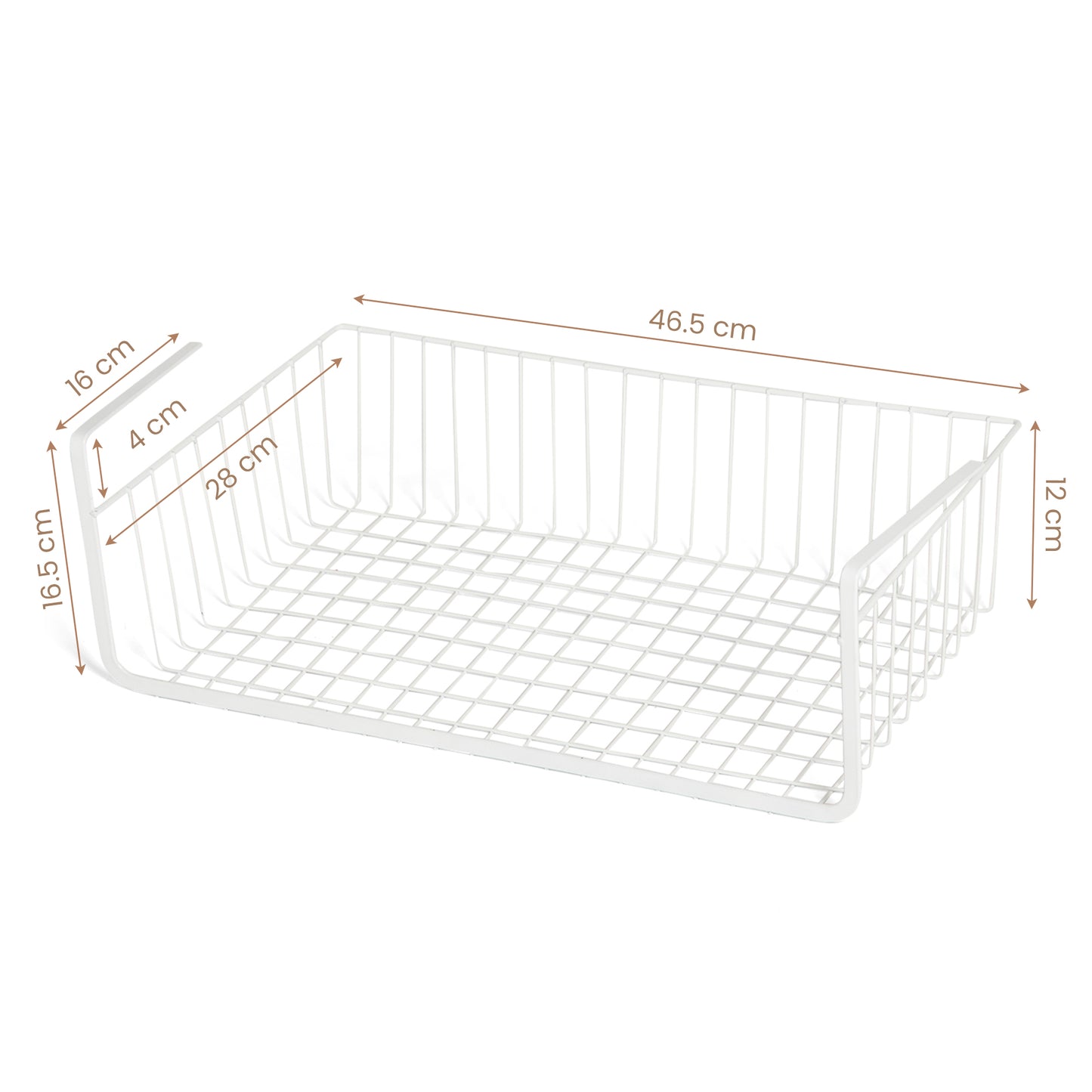 Multifunctional Under Cabinet Storage Rack – Durable, Sleek, and Versatile, Add Extra Space