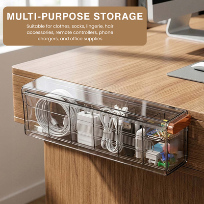 Glass Finish Wall Mount Storage Organizer