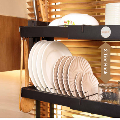 Over Sink Dish Drying Rack, 2-Tier