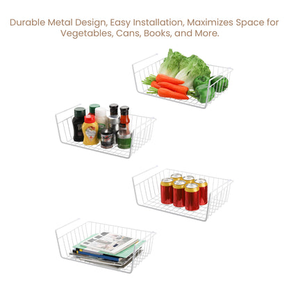Multifunctional Under Cabinet Storage Rack – Durable, Sleek, and Versatile, Add Extra Space