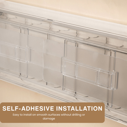 Glass Finish Wall Mount Storage Organizer