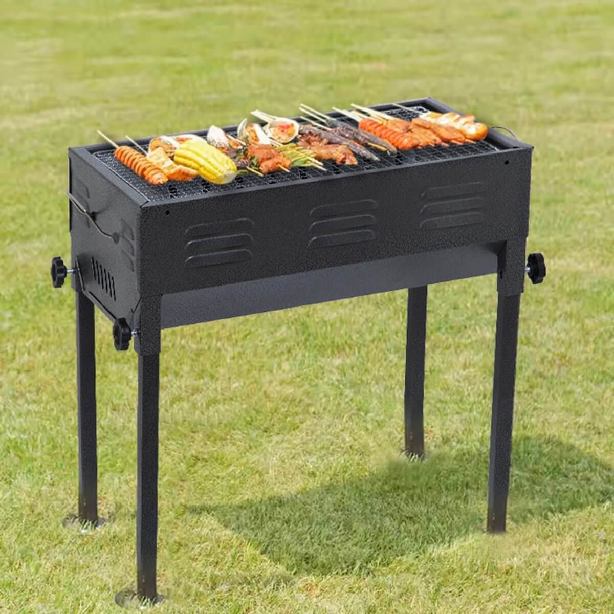 Adjustable Height Barbecue Grill - RUBHUB