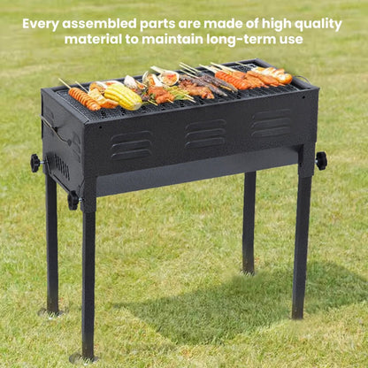 Adjustable Height Barbecue Grill - RUBHUB