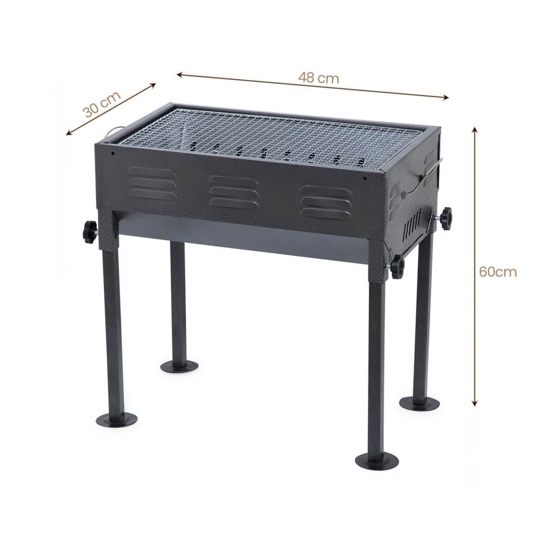 Adjustable Height Barbecue Grill - RUBHUB