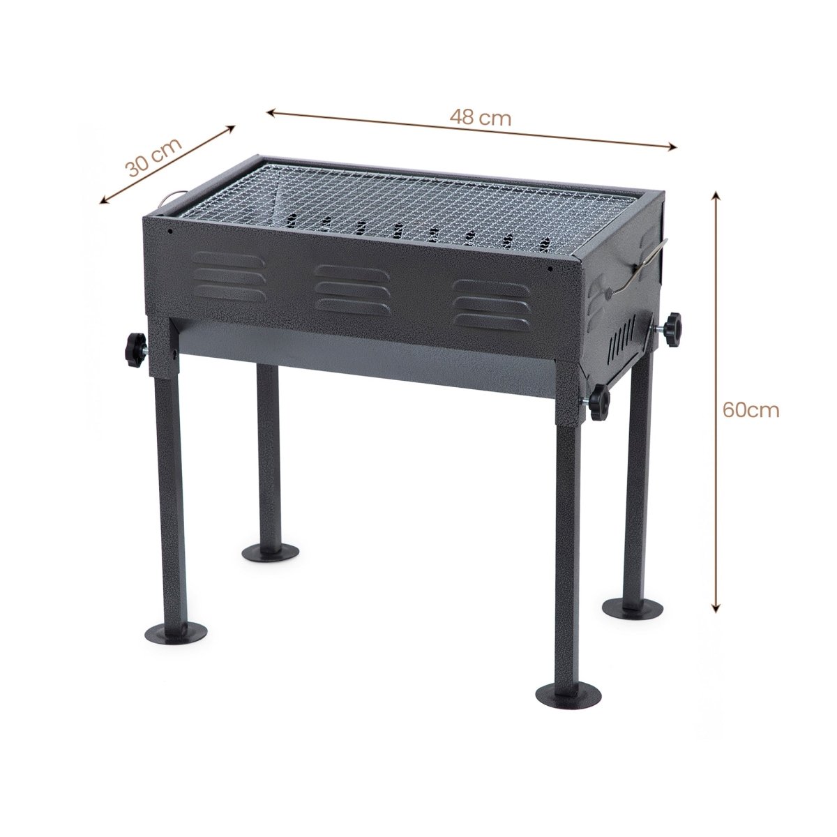 Adjustable Height Barbecue Grill - RUBHUB