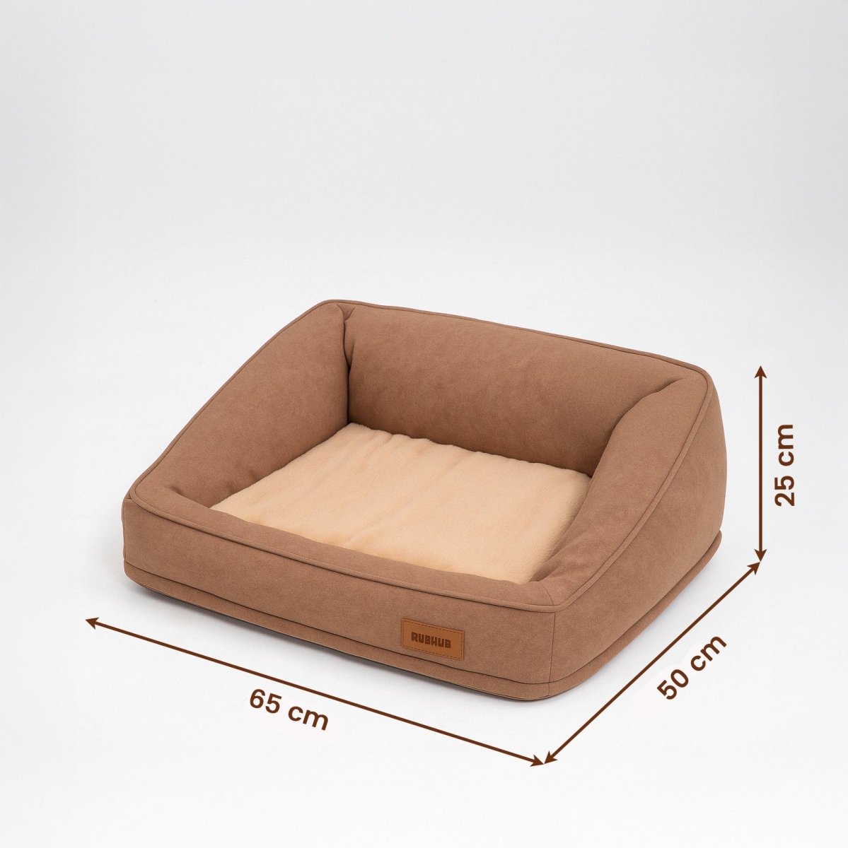 Beige Orthopedic Sofa - Style Pet Bed, Waterproof & Stain - Resistant (Medium) - RUBHUB