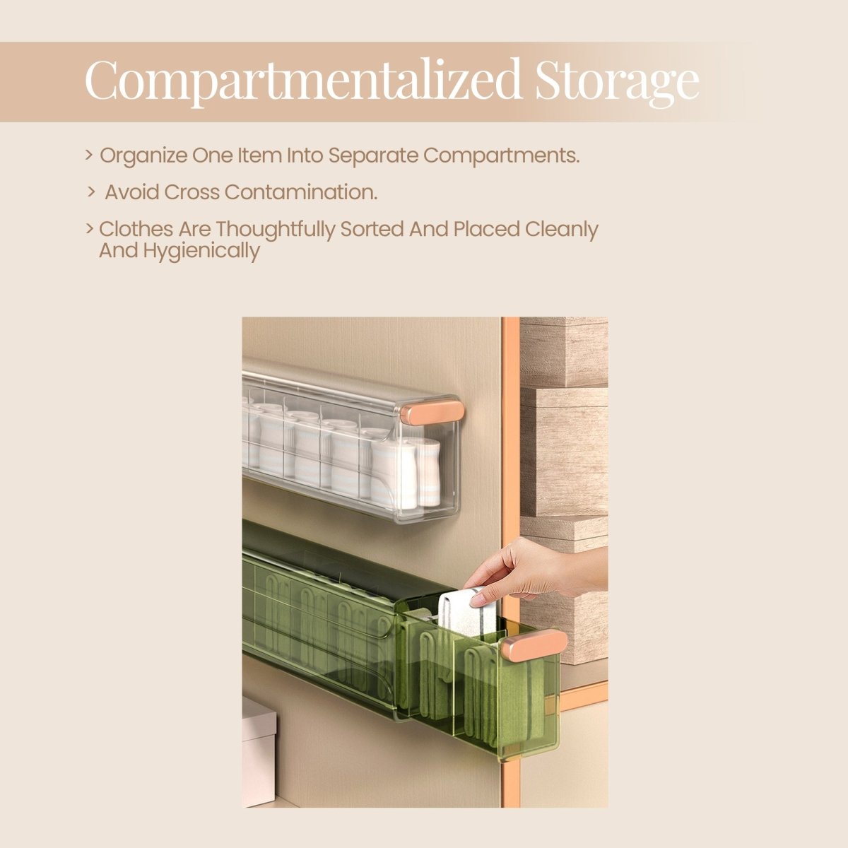 Green Wall Mount Storage Organizer - RUBHUB