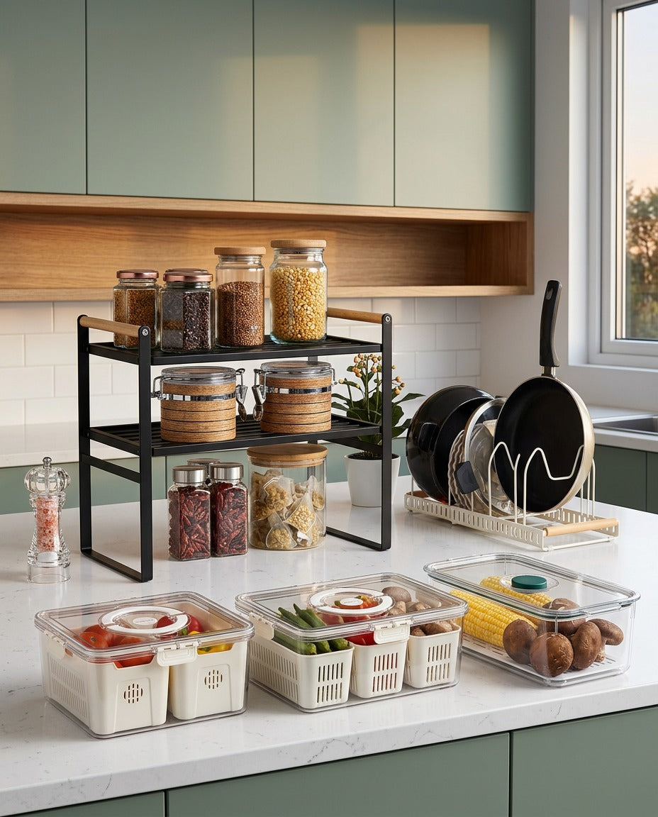 RUBHUB Full Kitchen Makeover – kitchen set in use