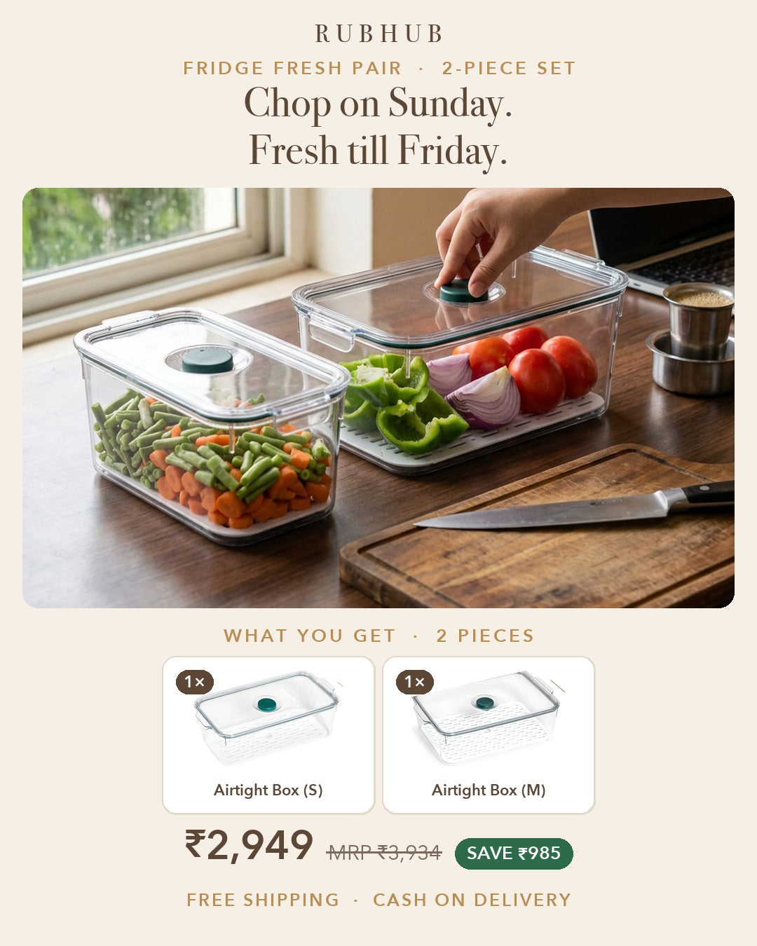 RUBHUB kitchen combo ad