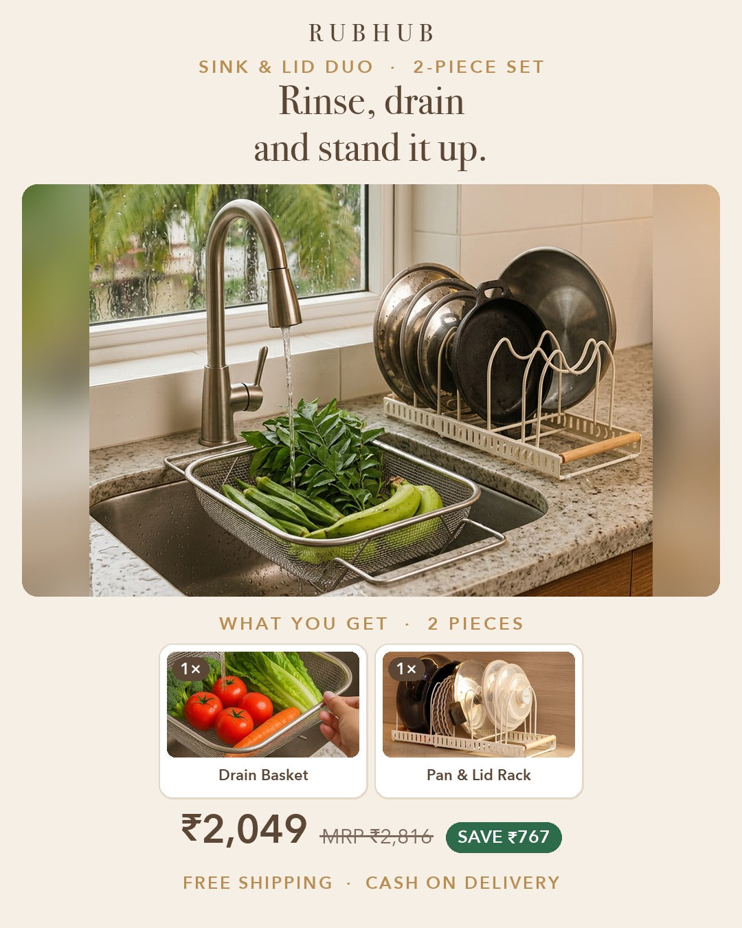 RUBHUB kitchen combo ad