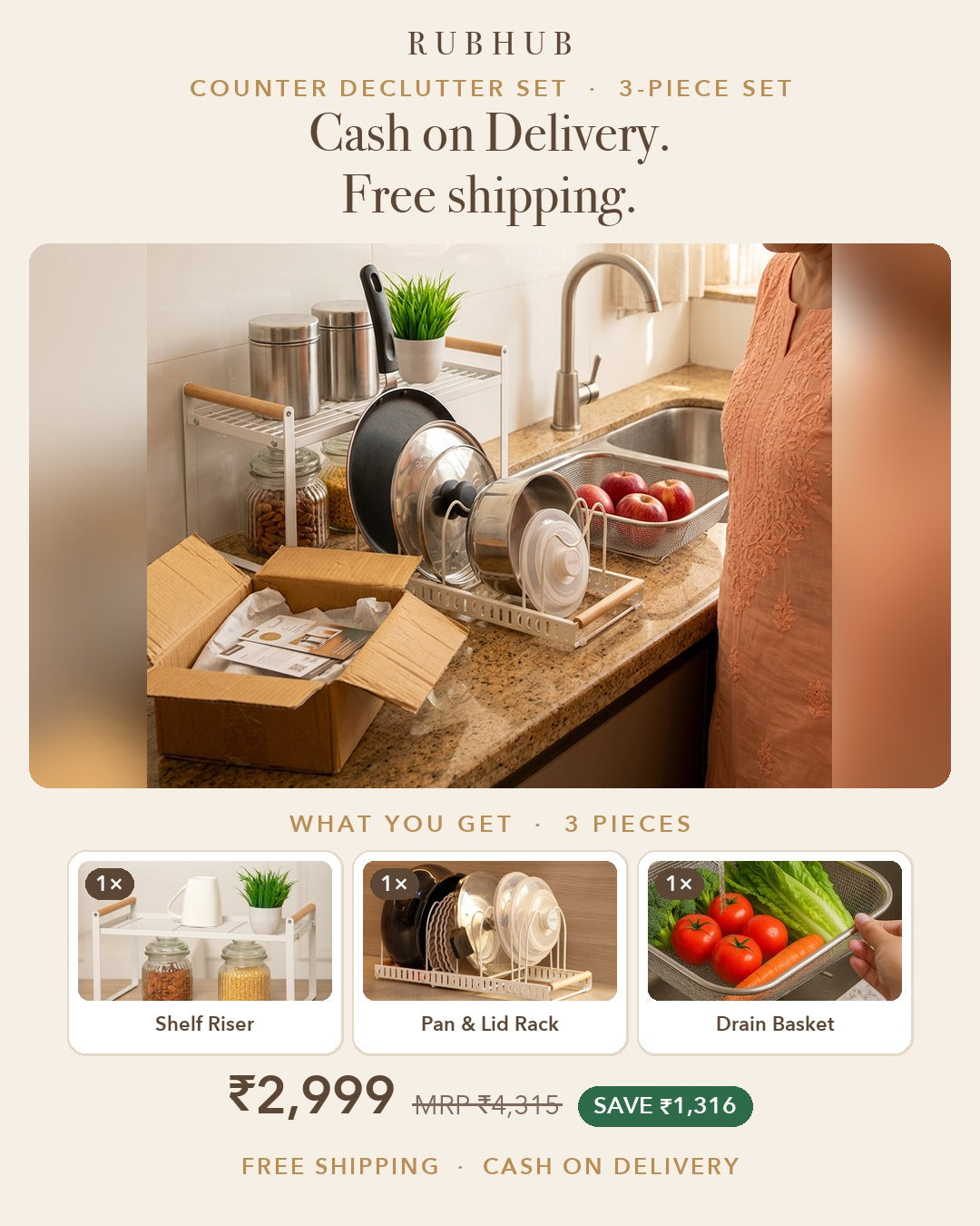 RUBHUB kitchen combo ad