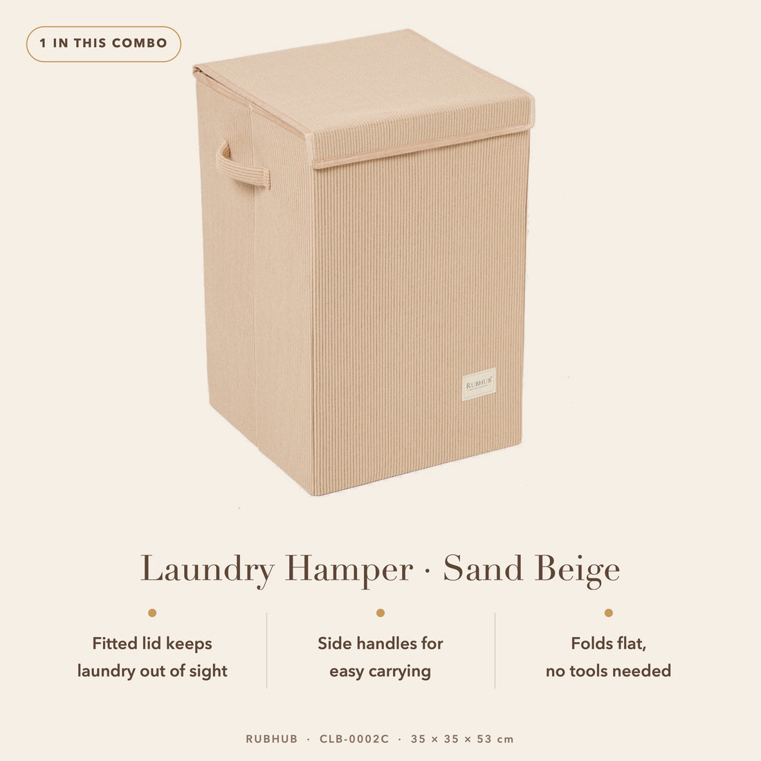 RUBHUB Starter Storage Combo – laundry hamper