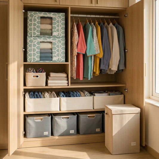 RUBHUB Complete Wardrobe Combo – all 10 pieces in a sunlit wardrobe