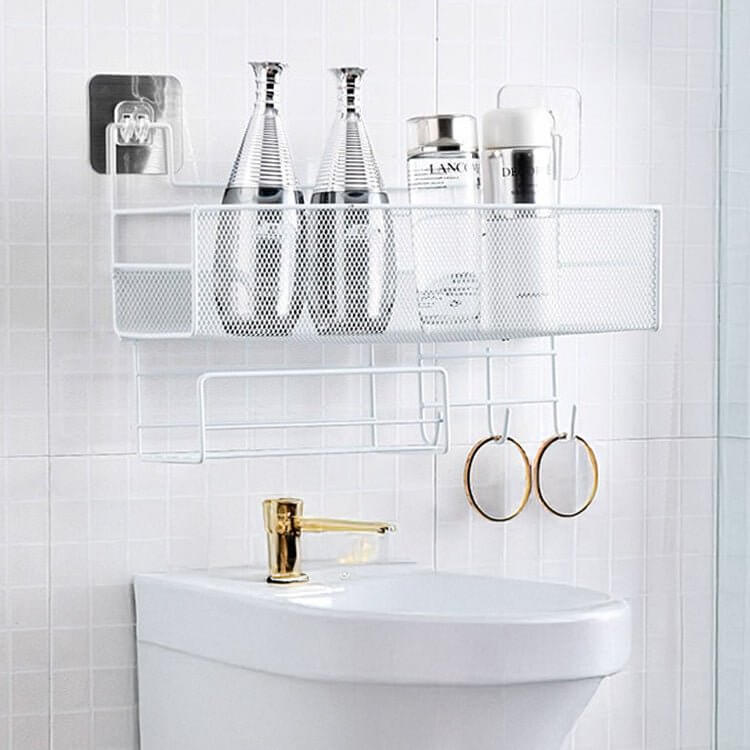 Wall - Mounted Multipurpose Storage Cabinet with hooks - RUBHUB