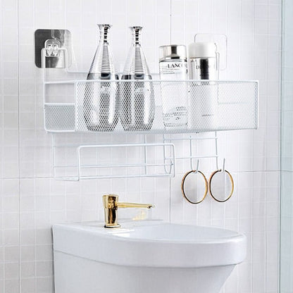 Wall - Mounted Multipurpose Storage Cabinet with hooks - RUBHUB