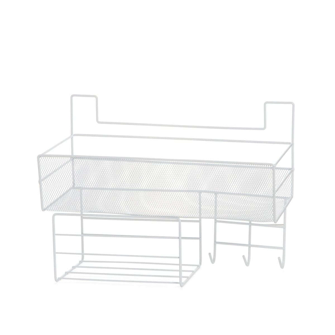 Wall - Mounted Multipurpose Storage Cabinet with hooks - RUBHUB