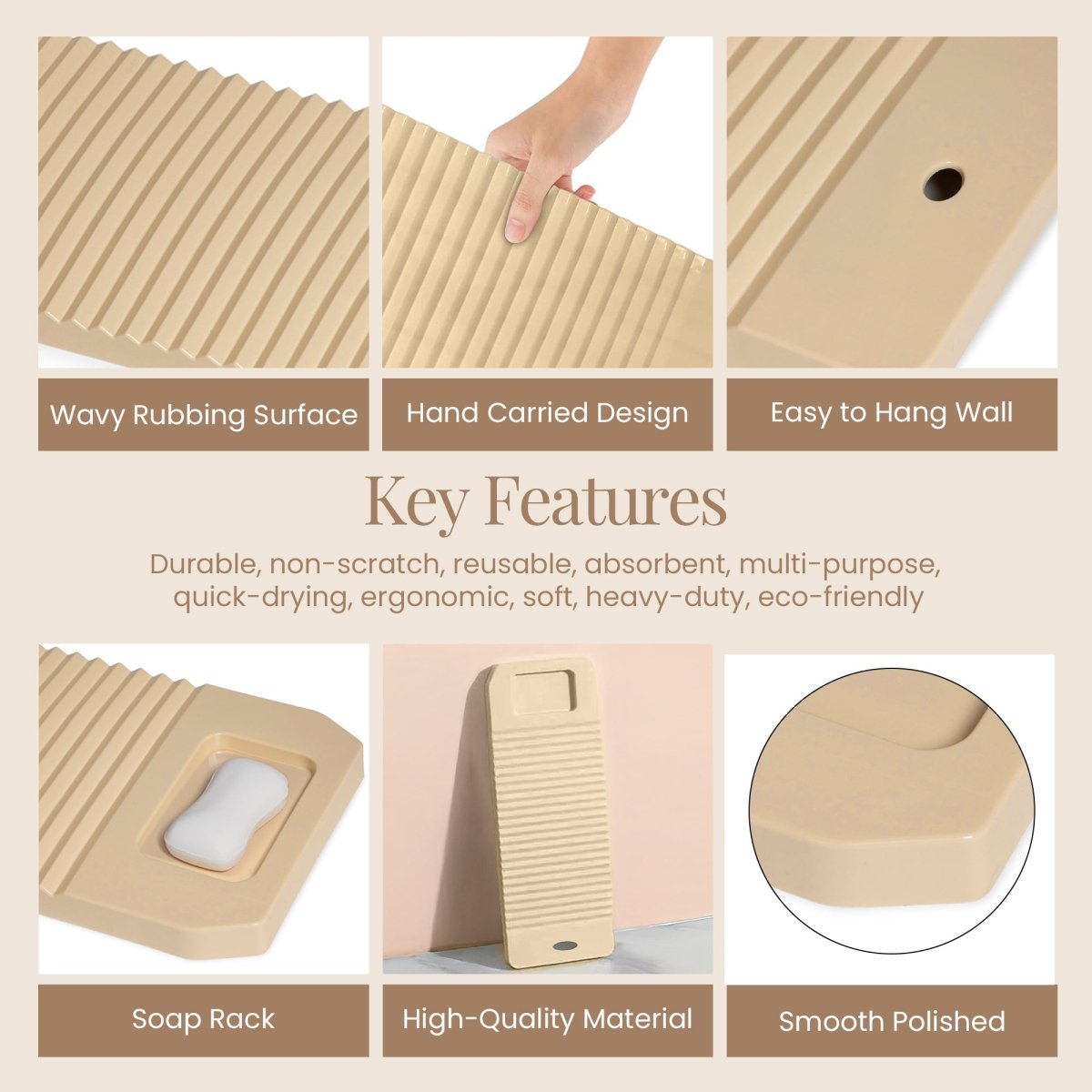 Washing board for baby or small clothes - RUBHUB