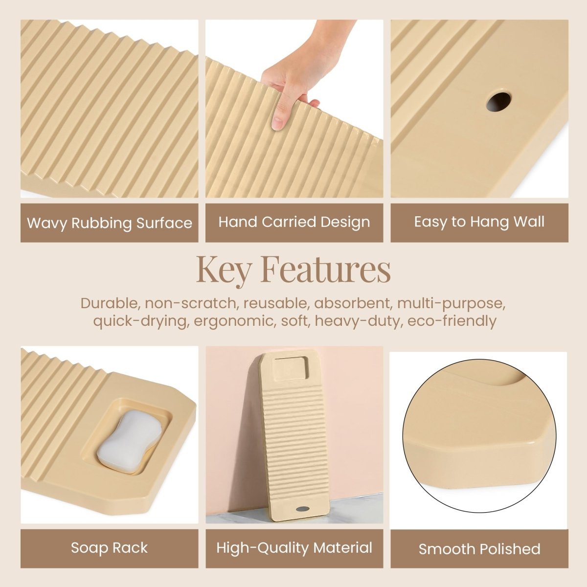 Washing board for baby or small clothes - RUBHUB